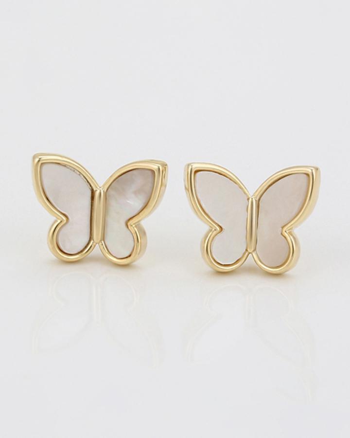  Butterfly Pearl Earring