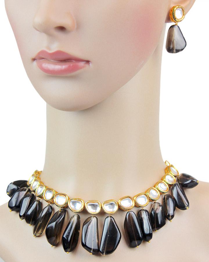 Olivia Black Beauty Necklace Set