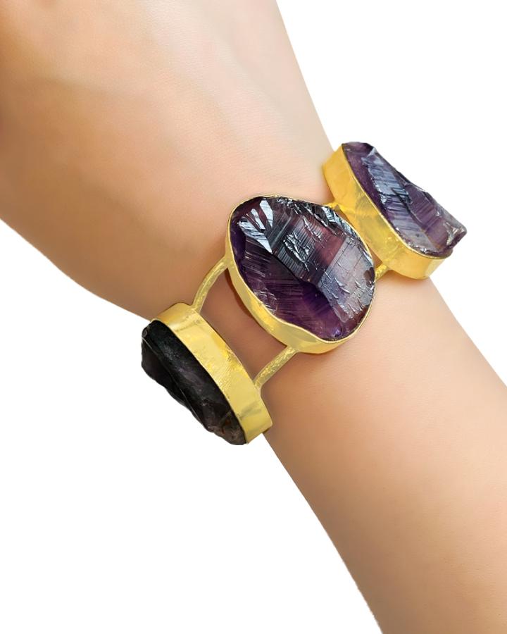 Purple Rock Bracelet
