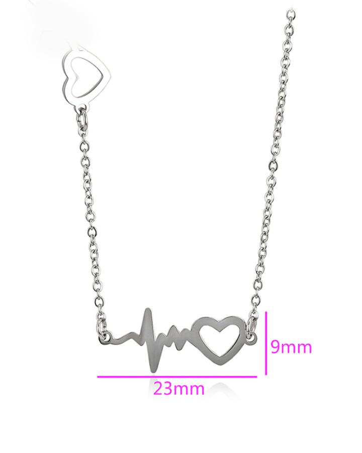 Love Beat stainless Steel Necklace