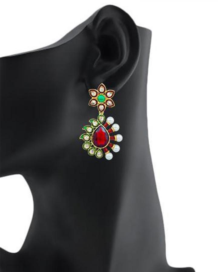 Bo'Bell Classic Artisanal Striking Designer Earring/MULTI