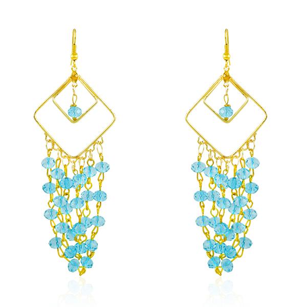 Bo'Bell Trendy Chic Designer Earring/AQUABLUE