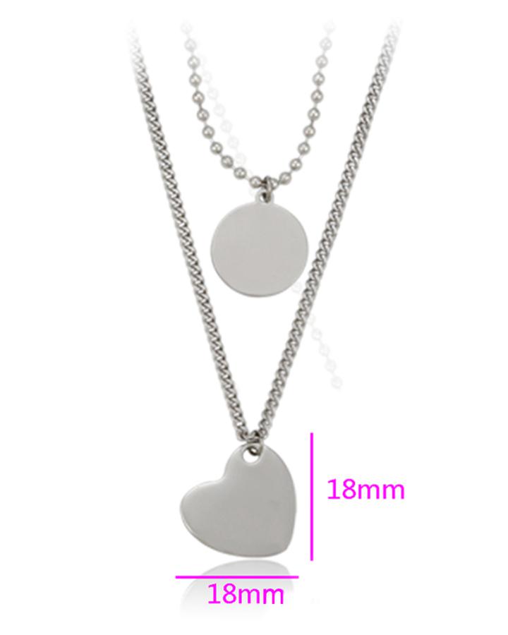 Heart Locket Stainless Steel Necklace