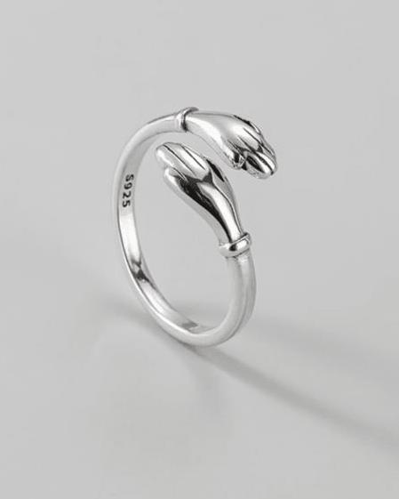 Big Hug Sterling Silver Ring