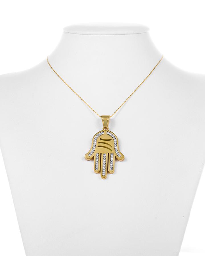 Hamsa Aura Necklace Set