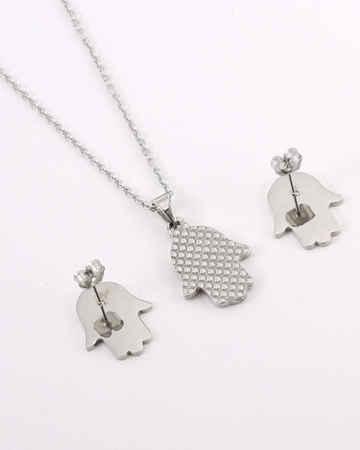 Hamsa Beau Necklace Set