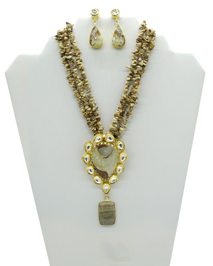 Jasper Amora Necklace Set