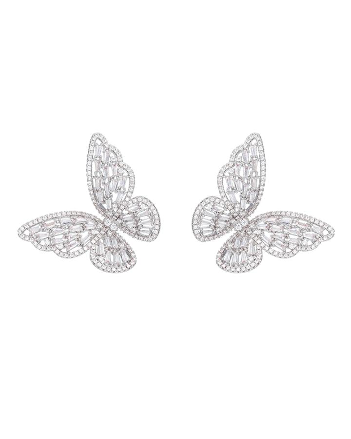 Butterfly Zirconia Earring