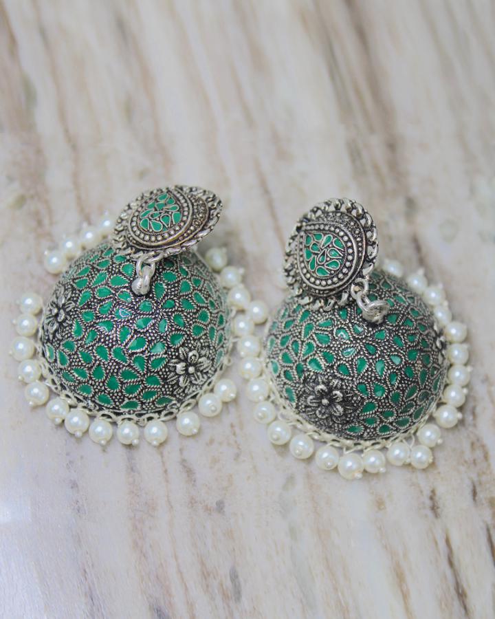 Oliver Minty Earrings