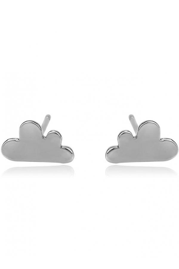 Bo'Bell Tiny Cute Cloudy Sterling Silver Tops/SILVER