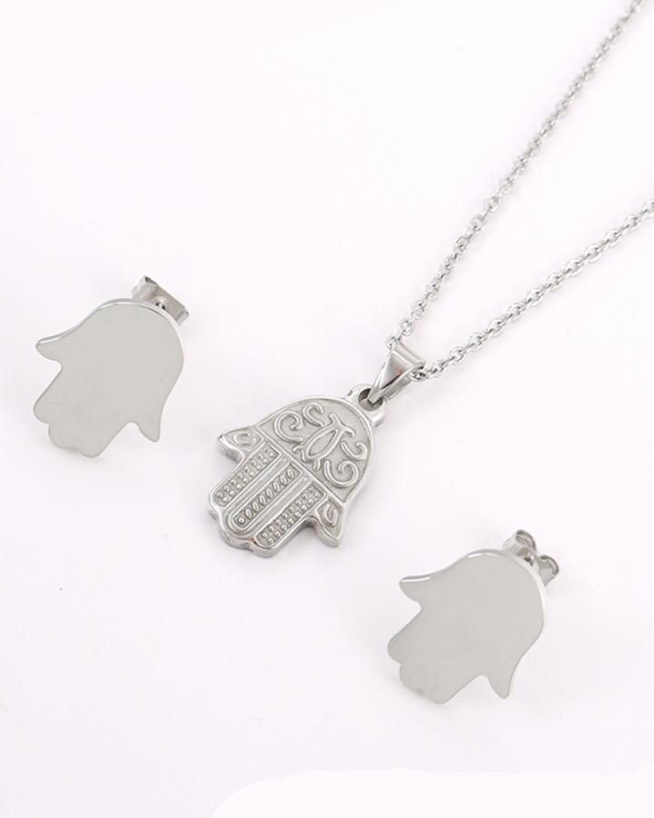 Hamsa Beau Necklace Set