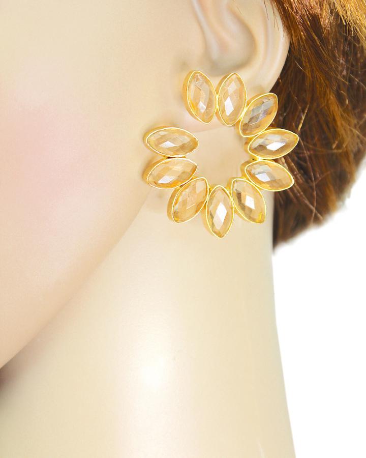 Celeste Leaf Earrings