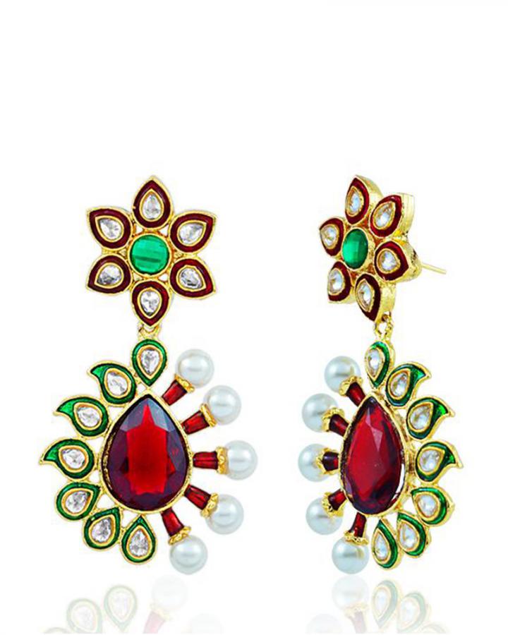 Bo'Bell Classic Artisanal Striking Designer Earring/MULTI