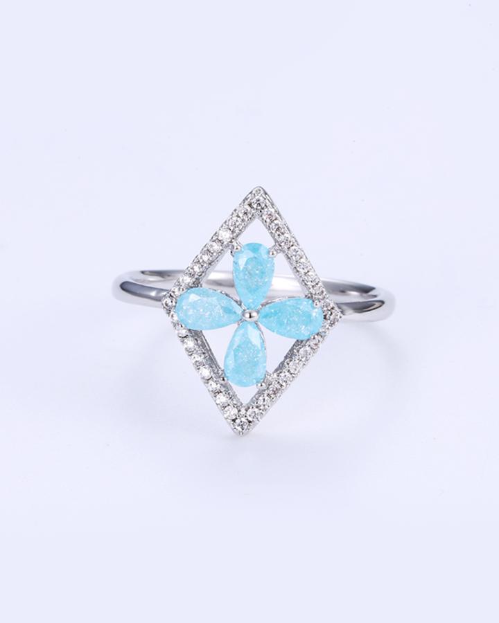 Bloom Flake Swarovski Ring