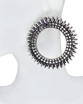 Antique hoop stud....