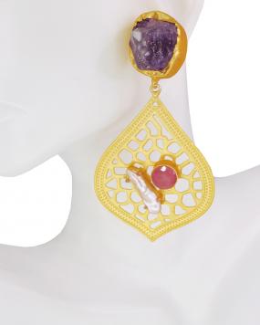 Reina Stipule Earrin....