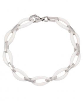 WHITE LINK BRACELET....