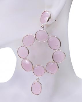 Rose Quartz Loops....
