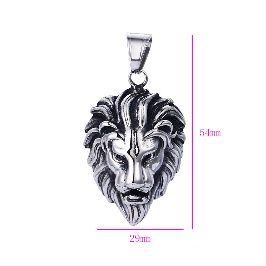 Bo'Bell Gorgeous Lion Roar Nature Pendant/SILVER
