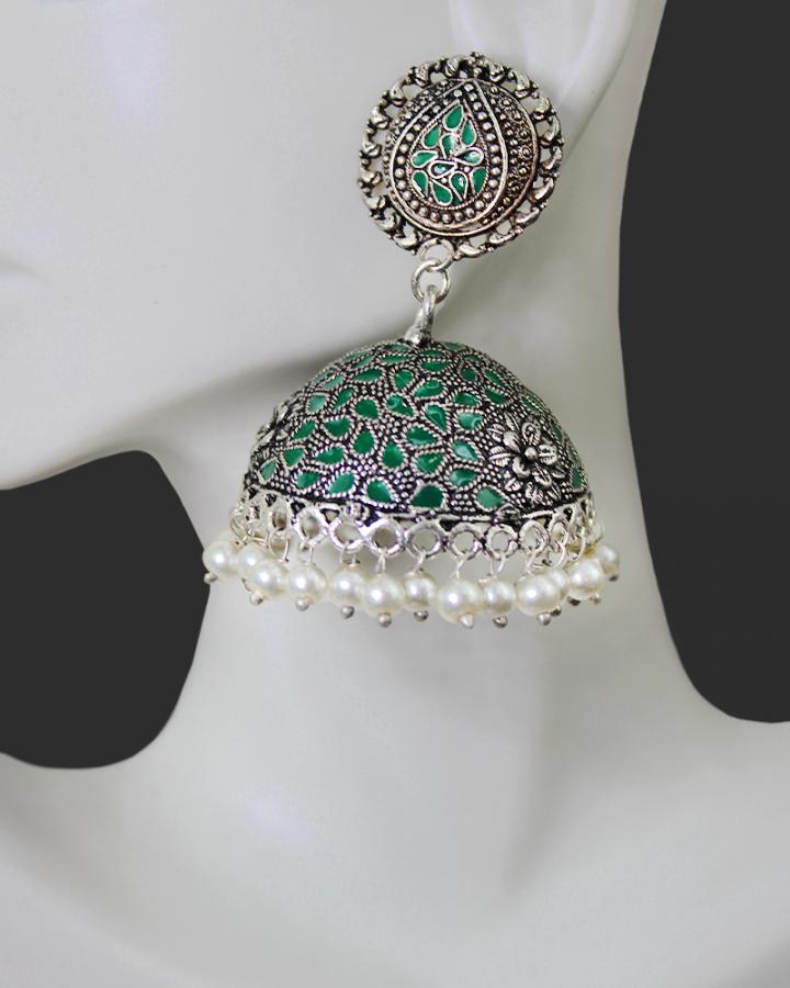 Oliver Minty Earrings
