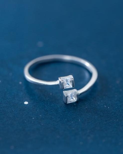 Haven Blink Sterling Silver Adjustable Ring
