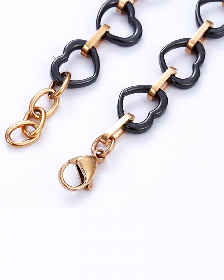Heart Hug Chain Bracelet