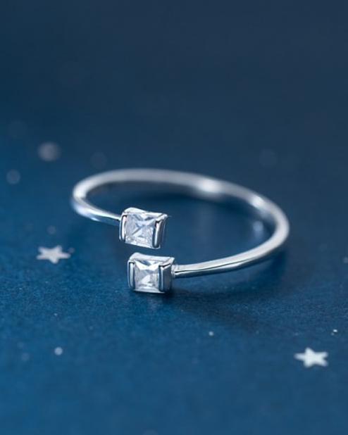 Haven Blink Sterling Silver Adjustable Ring