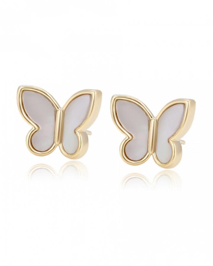 Butterfly Pearl Earring