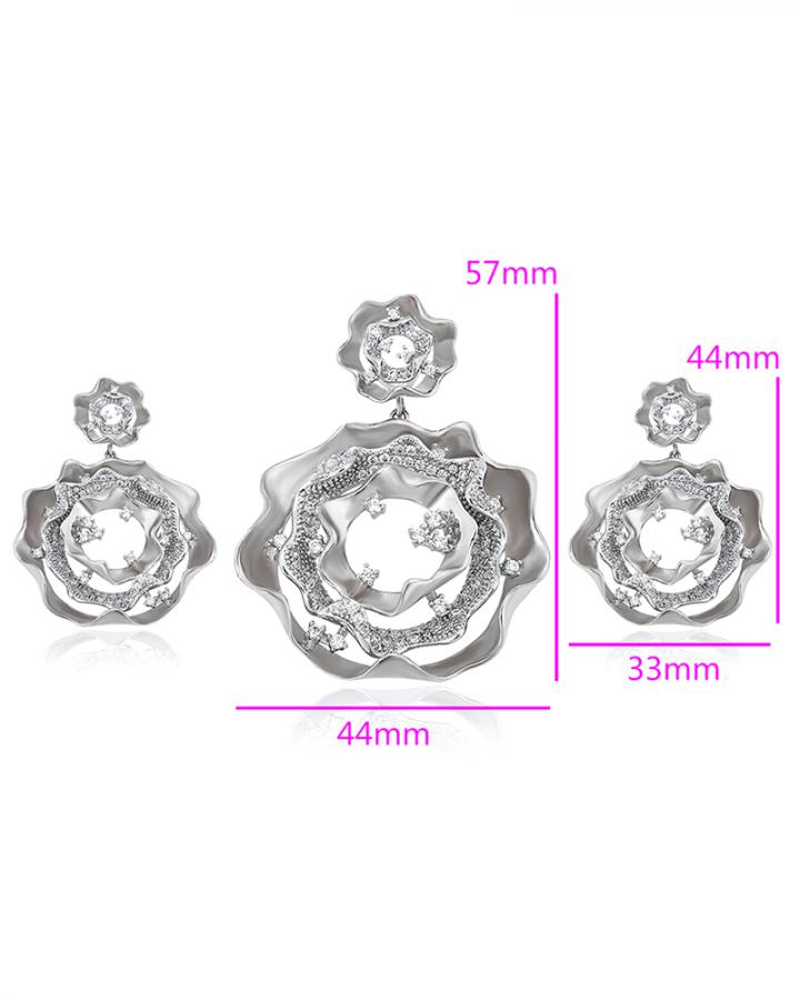 Rosa pendant set