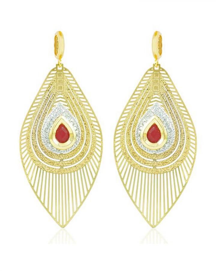 Bo'Bell Attractive Charming Designer Danglers/MAROON