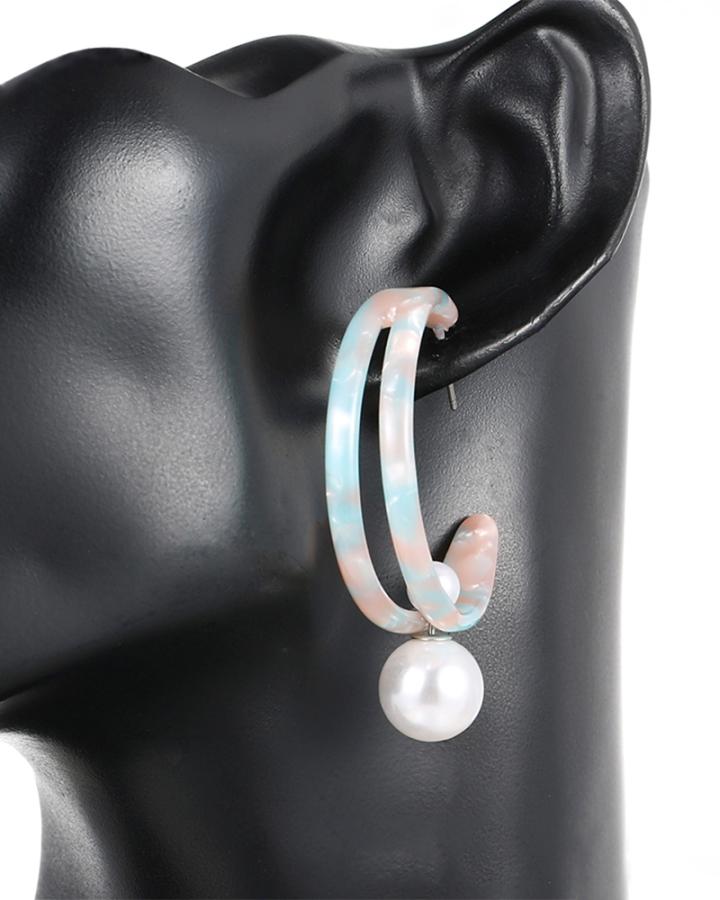 Lila Spring Hoops