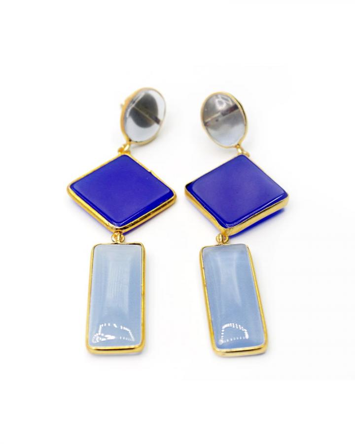 Andriana Blues Danglers