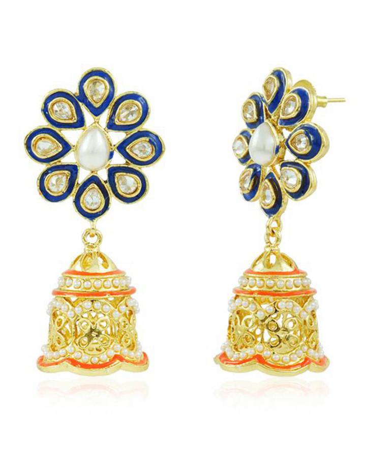 Bo'Bell Graceful Pompon Designer Earring/MULTI