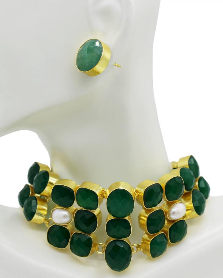 Eartha Fern Choker Set