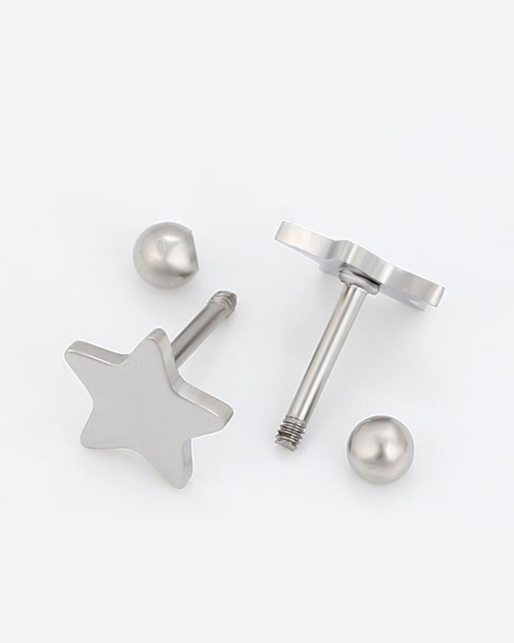 Tiny Star Stainlesas Steel Stud