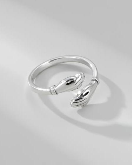 Big Hug Sterling Silver Ring