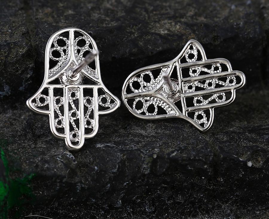 Holy Hamsa Studs