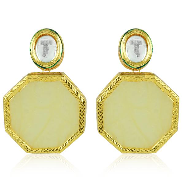 Bo'Bell Delicate Sweet Hexagon Sheet Fusion Earring