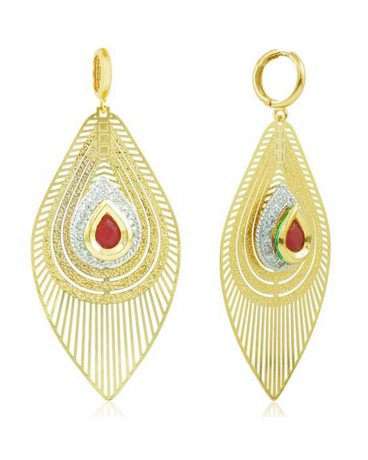 Bo'Bell Attractive Charming Designer Danglers/MAROON