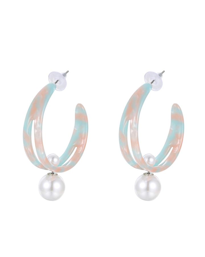 Lila Spring Hoops