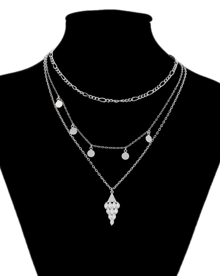 Charlotte Wine Stainless Steel Necklace