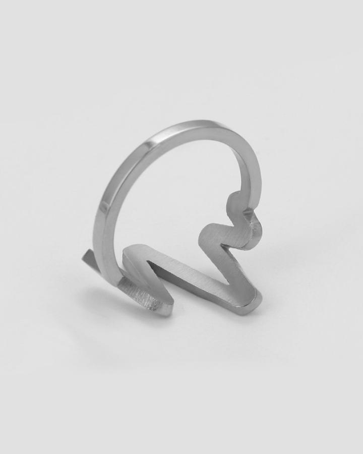 HeartBeat Stainless Steel Ring 