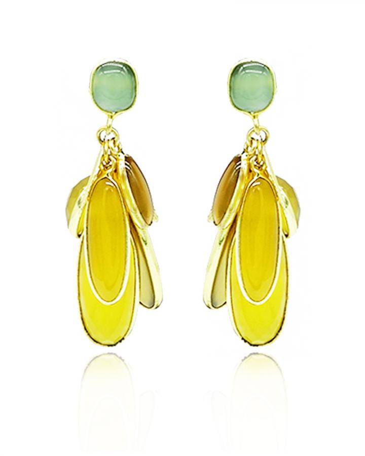 Yellow Trumpet Danglers 