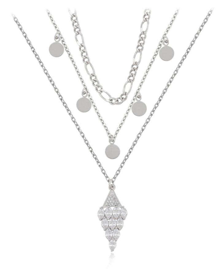 Charlotte Wine Stainless Steel Necklace