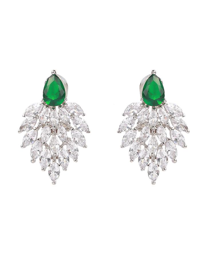 Hazel Falling CZ Diamond Earring