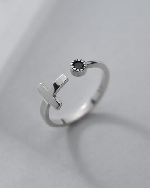 Vincent Cross Sterling Silver Adjustable Ring