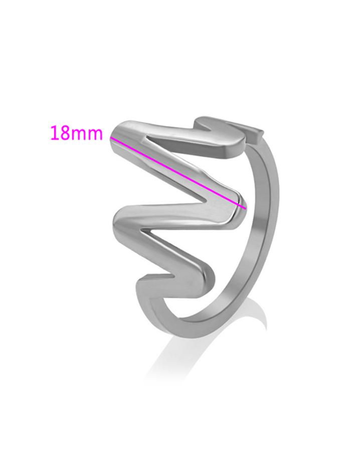 HeartBeat Stainless Steel Ring 