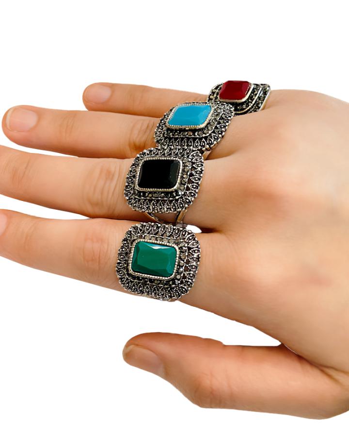 Poppy Boho Rings
