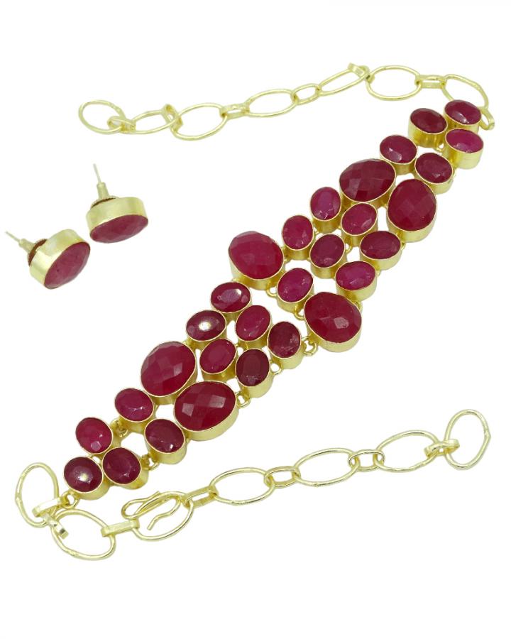 Azalia Quartz Choker Set