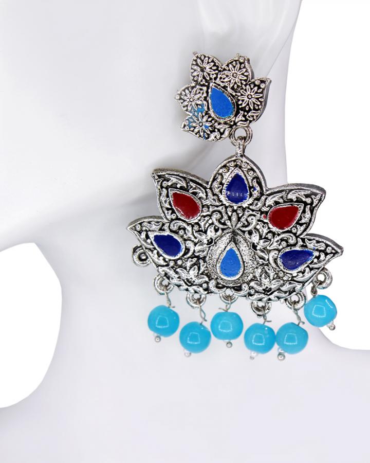 Sky Lotus Earring